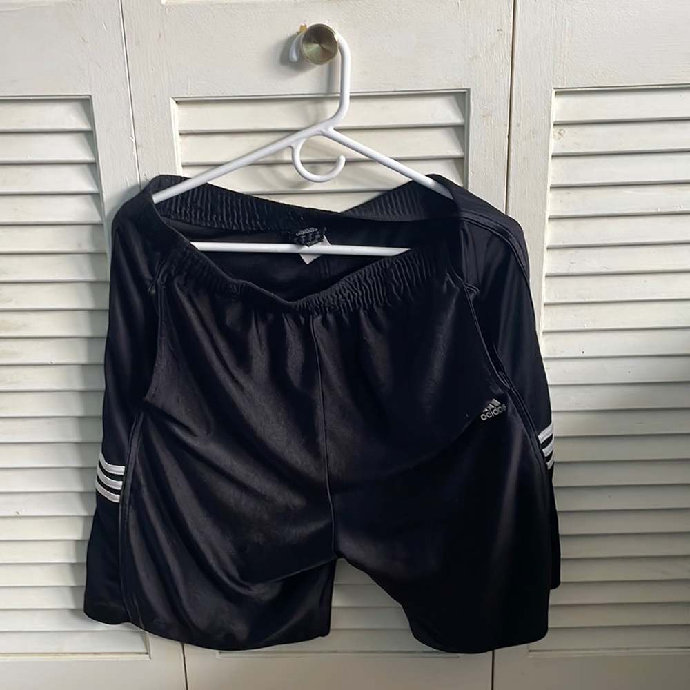 Adidas Athletic Shorts, Men’s, Black, Medium